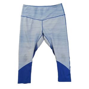 Zella Women's Capri Leggings XL Extra Large  Fitted High Rise‎ Athletic Blue
